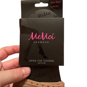 MeMoí Leg Wear Open Toe Covers